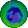Antarctic Ozone 1992-09-09